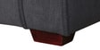 Hugo Fabric RHS Sectional Sofa (3 + Lounger) in Charcoal Grey Colour
