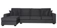 Hugo Fabric RHS Sectional Sofa (3 + Lounger) in Charcoal Grey Colour