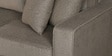 Hugo Fabric RHS Sectional Sofa (3 + Lounger) in Sandy Brown Colour