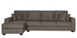 Hugo Fabric RHS Sectional Sofa (3 + Lounger) in Sandy Brown Colour