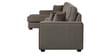 Hugo Fabric RHS Sectional Sofa (3 + Lounger) in Sandy Brown Colour