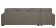 Hugo Fabric RHS Sectional Sofa (3 + Lounger) in Sandy Brown Colour