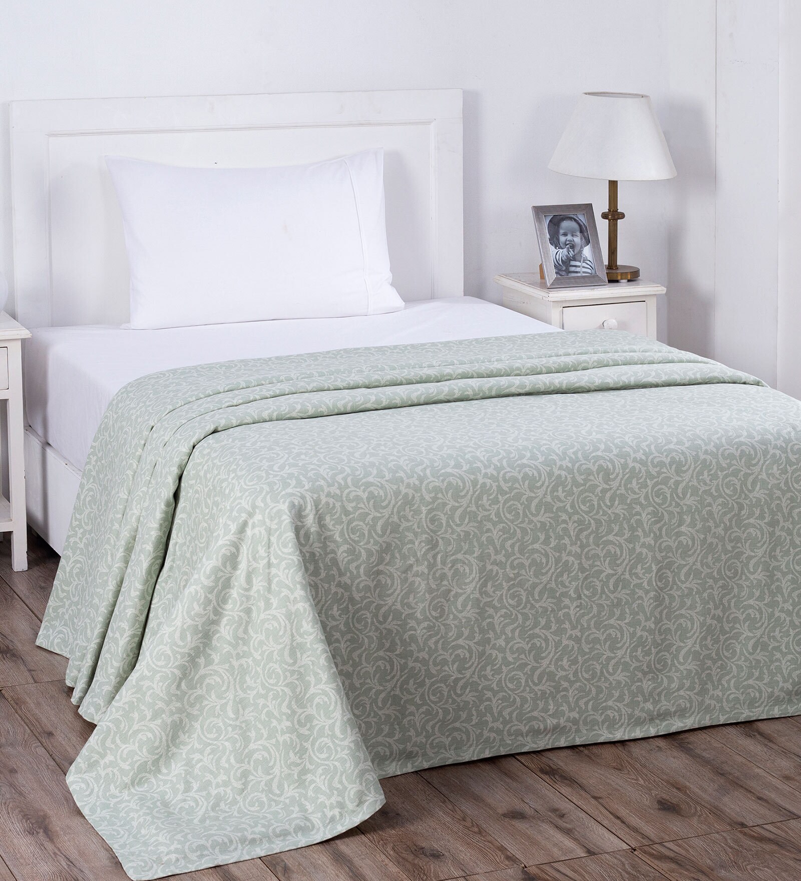 Buy Hues Rustic Clash Green Print Single Bed Cover By Maspar Pepperfry Buy Hues Rustic Clash Green Print Single Bed Cover By Maspar Pepperfry