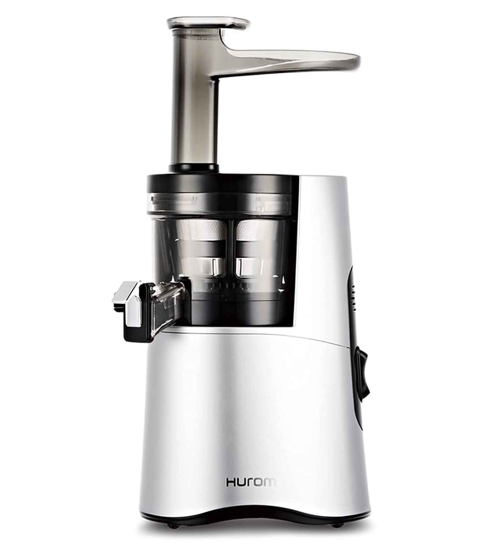 Hurom H-AA Series Cold Press Slow Juicer with Dual Rotation Speed (43/17 RPM)500 ML Bowl (MATT SILVER)
