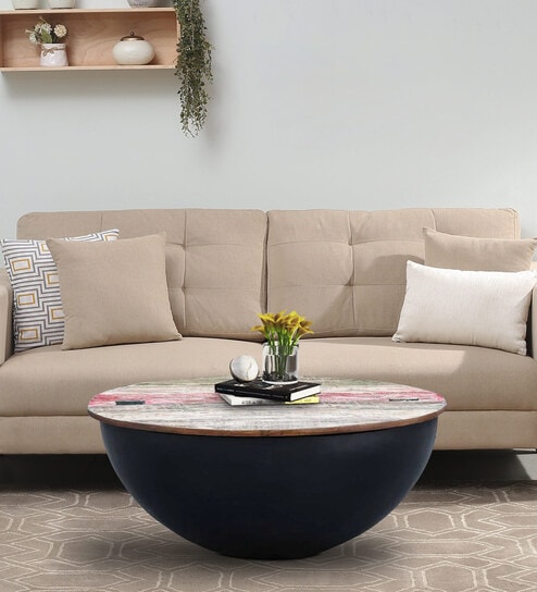 Hubbard Coffee Table With Storage In Distress Finish