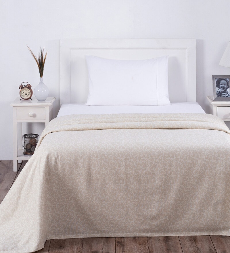 Buy Hues Rustic Clash Print Single Bed Cover By maspar Online Single Bed Covers Bed Covers