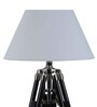 Hubble Tripod Table Lamp (Cotton White Conical Shade )
