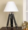 Hubble Tripod Table Lamp (Cotton White Conical Shade )