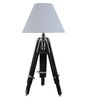 Hubble Tripod Table Lamp (Cotton White Conical Shade )