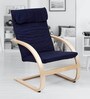 Hudson Cantilever Chair in Blue Colour