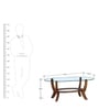 Hudson Coffee Table in Provincial Teak Finish