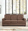 Royaloak Hudson Fabric 3 Seater Sofa in Brown Colour