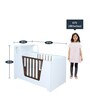 Hudson Kids Crib in White Colour