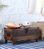Hudson Solid Wood Small Blanket Box in Provincial Teak Finish