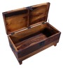 Hudson Solid Wood Small Blanket Box in Provincial Teak Finish