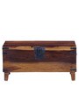 Hudson Solid Wood Small Blanket Box in Provincial Teak Finish