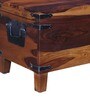 Hudson Solid Wood Small Blanket Box in Provincial Teak Finish