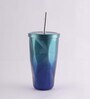 Hue Diamond 700ml Blue Stainless Steel Sipper