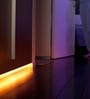 Elegant White Aluminium Smart Lamp