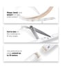 Elegant White Aluminium Smart Lamp