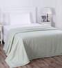 Hues Rustic Clash Green Print Single Bed Cover