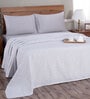 Grey Abstract 300 TC Cotton and Viscose Double Bed Cover