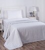 Hues Rustic Clash Grey Print Single Bed Cover