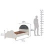 Hues Single Bed In Blue Finish
