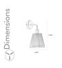 Huguenot Single Light Wall Fitting In Antique Copper Finish