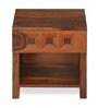 Hulk Bedside Table In Walnut Finish