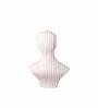 Human Ornament White Ceramic Showpiece