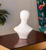 Human Ornament White Ceramic Showpiece