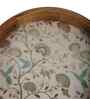 Hummingbird Garden Round Tray for Kitchen Organization