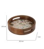 Hummingbird Garden Round Tray for Kitchen Organization