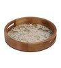 Hummingbird Garden Round Tray for Kitchen Organization