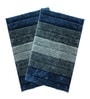 Hunter Green Microfiber 16x24 Inches Lightweight Bath Mat Set Of 2