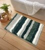 Hunter Green Microfibre 16x24 Inches Lightweight Bath Mat