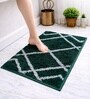 Hunter Green Microfibre 16x24 Inches Quick Dry Bath Mat