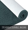 Hunter Green Solid Microfiber 3 X 5 Feet Tufted Carpet
