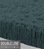 Hunter Green Solid Microfiber 4 X 6 Feet Tufted Carpet