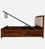 Hurley Solid Sheesham Wood Bed With Hydraulic Storage