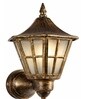 Hurricane Antique Gold Vintage Outdoor Light Set of 2