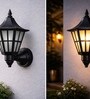 Hurricane Black Vintage Outdoor Light Set of 1
