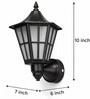 Hurricane Black Vintage Outdoor Light Set of 1