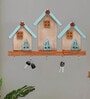 Wooden 5 Hook Hut Keyhanger