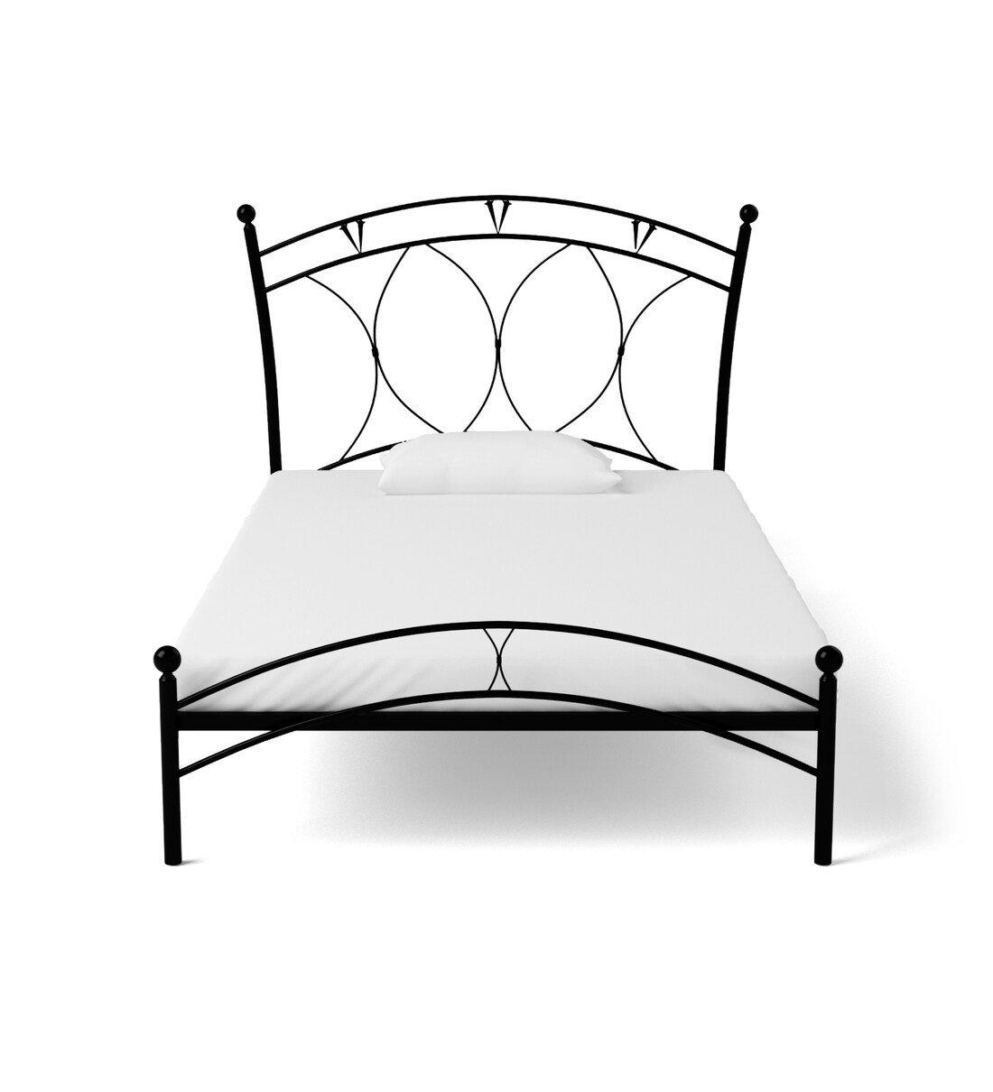 Buy Hydra Metal Single Bed in Black Finish Online Contemporary Single Beds Beds Furniture