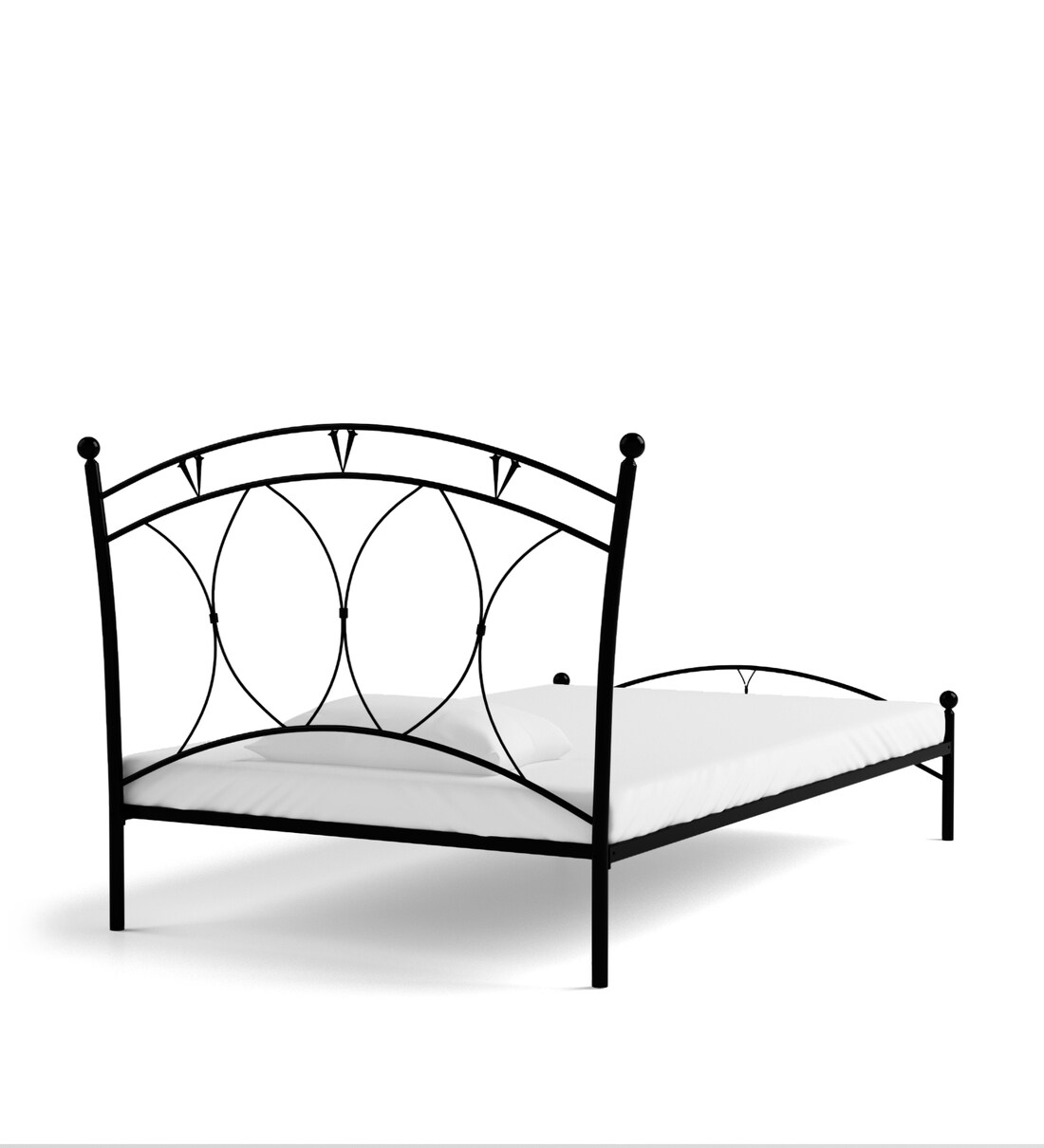Buy Hydra Metal Single Bed in Black Finish Online Contemporary Single Beds Beds Furniture