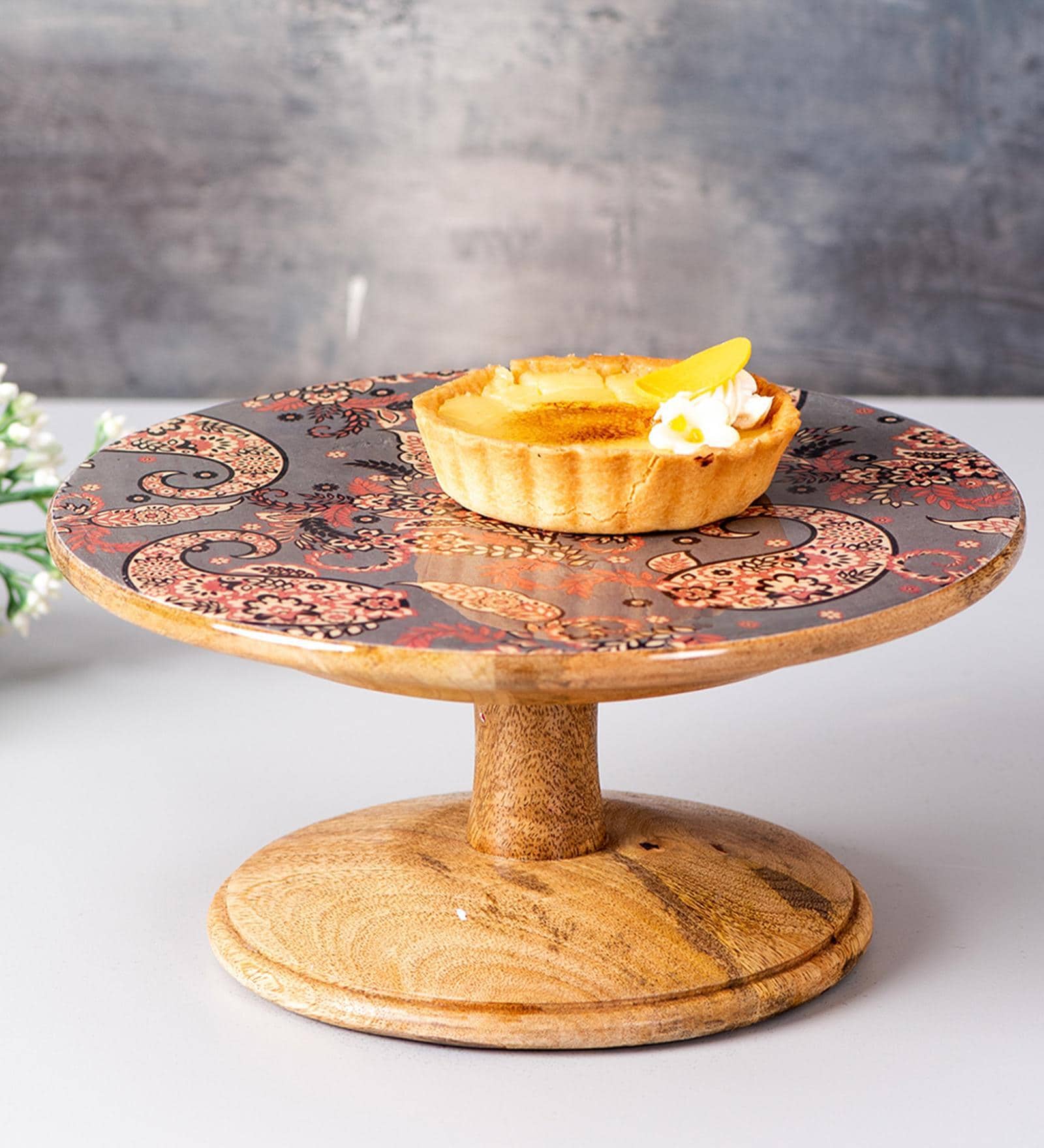 Hygge Mango Wood Cake Stand