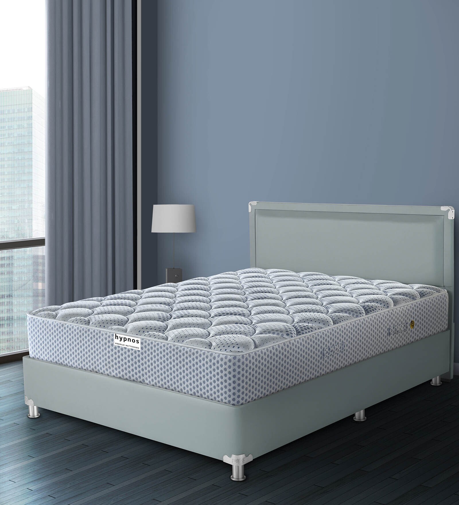 Buy Allure Ortho Luxury Grey 6 Inch Pocket Spring & Memory Foam