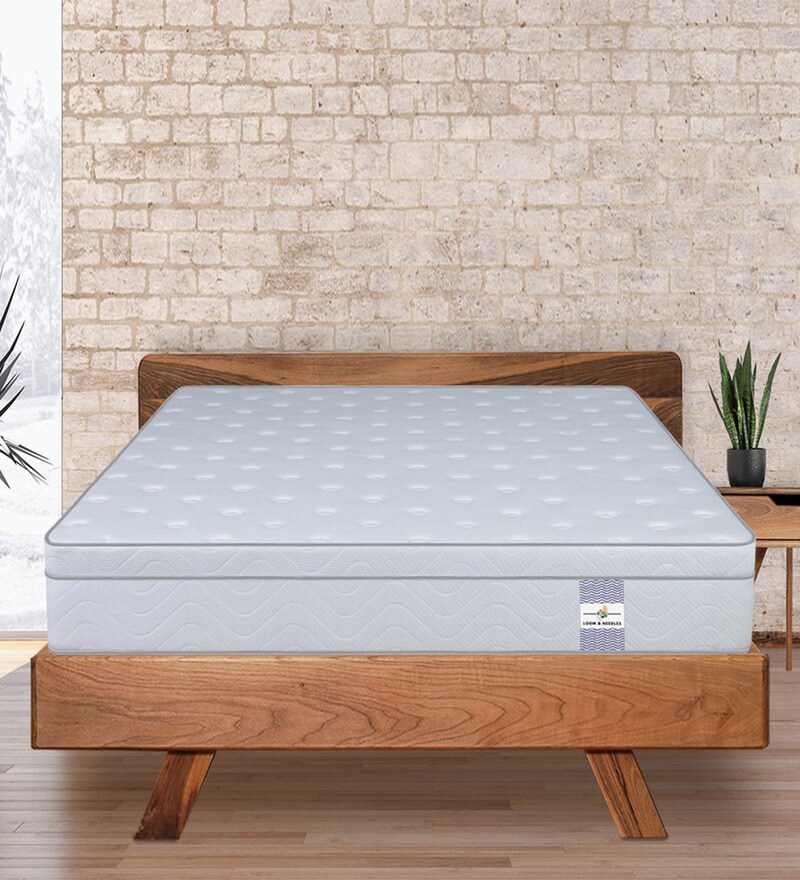 Buy Hybrid 10 Inch Latex Queen Size Mattress By Loom & Needles Online